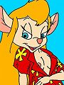 Cartoon babes getting