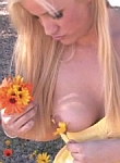 blonde outdoors rubbing pussy piecefully