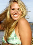 Smooth pussy nudist teen sunbathing on beach