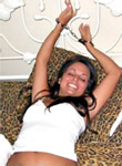 Goofy drunk chick gets tied up and fucked with