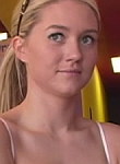 blonde hottie public strip and wet down pussy