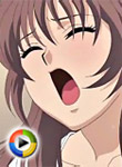 Brown haired hentai chick getting screwed doggystyle in the office