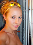 Rachel Sexton takes her camera into the tanning booth