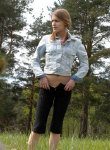 Teen gets filmed while taking a piss in the woods