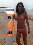 Candid shots of teens with hardbodies teasing with them in public