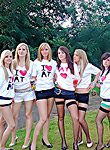 Cute girlfriends with tight teen bodies