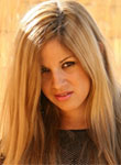 Blonde Morgan in her Tight Black Knickers