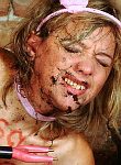 Pig humiliation and messy slave bizarre domination