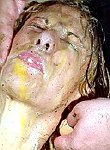 Grotesque humiliation with bizarre filthy garbages