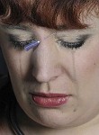 Facial needle pain and amateur bdsm of chubby babe