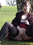 English amateur bbw Nimue loud public masturbation