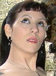 Goth public nudity and amateur flashing with Thorn